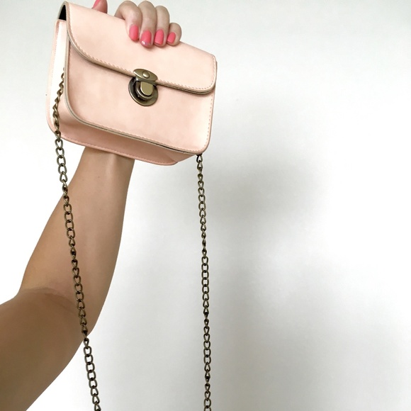 Vintage Style Pink Small Crossbody Handbag - Picture 8 of 8